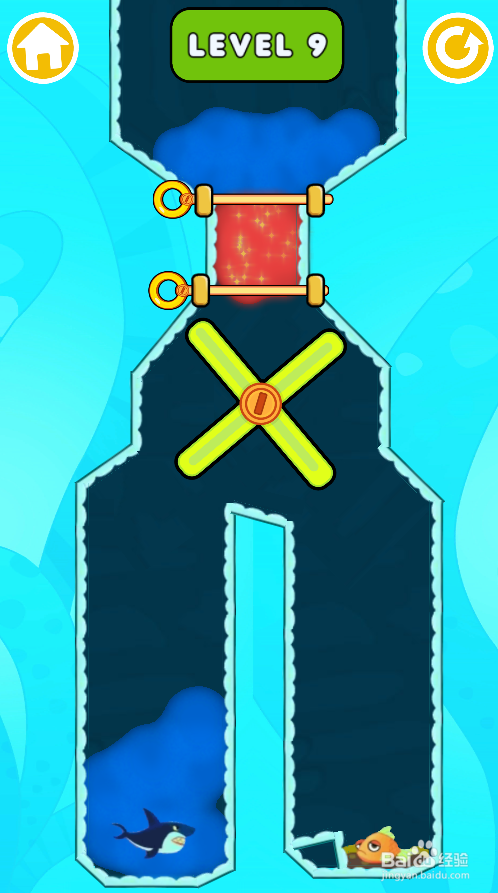 如何营救小金鱼（Level 9）