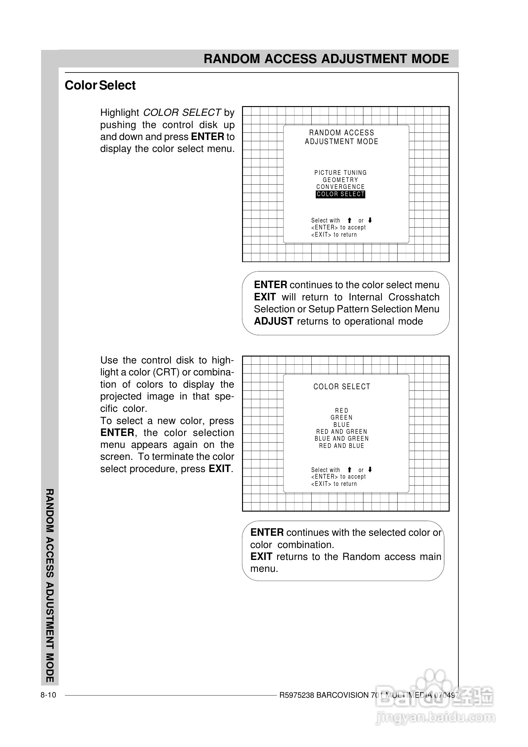 Barco巴可 VISION 701投影机说明书:[9]