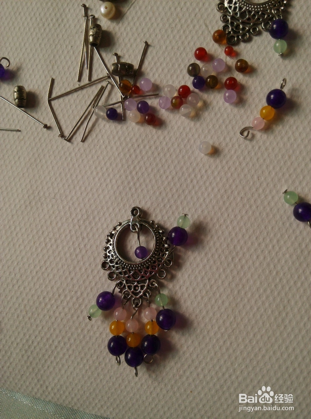 简单制作复古名族耳环