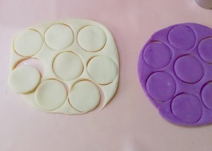 紫薯花朵馒头的做法