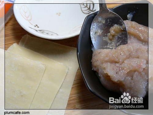 馄饨虾饼的做法