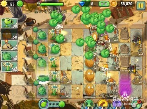 植物大战僵尸2：[7]埃及世界三星图文攻略