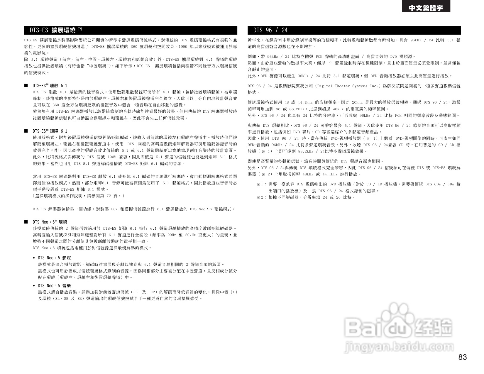 DENON AVR-2803收音环绕扩音机操作说明书:[5]
