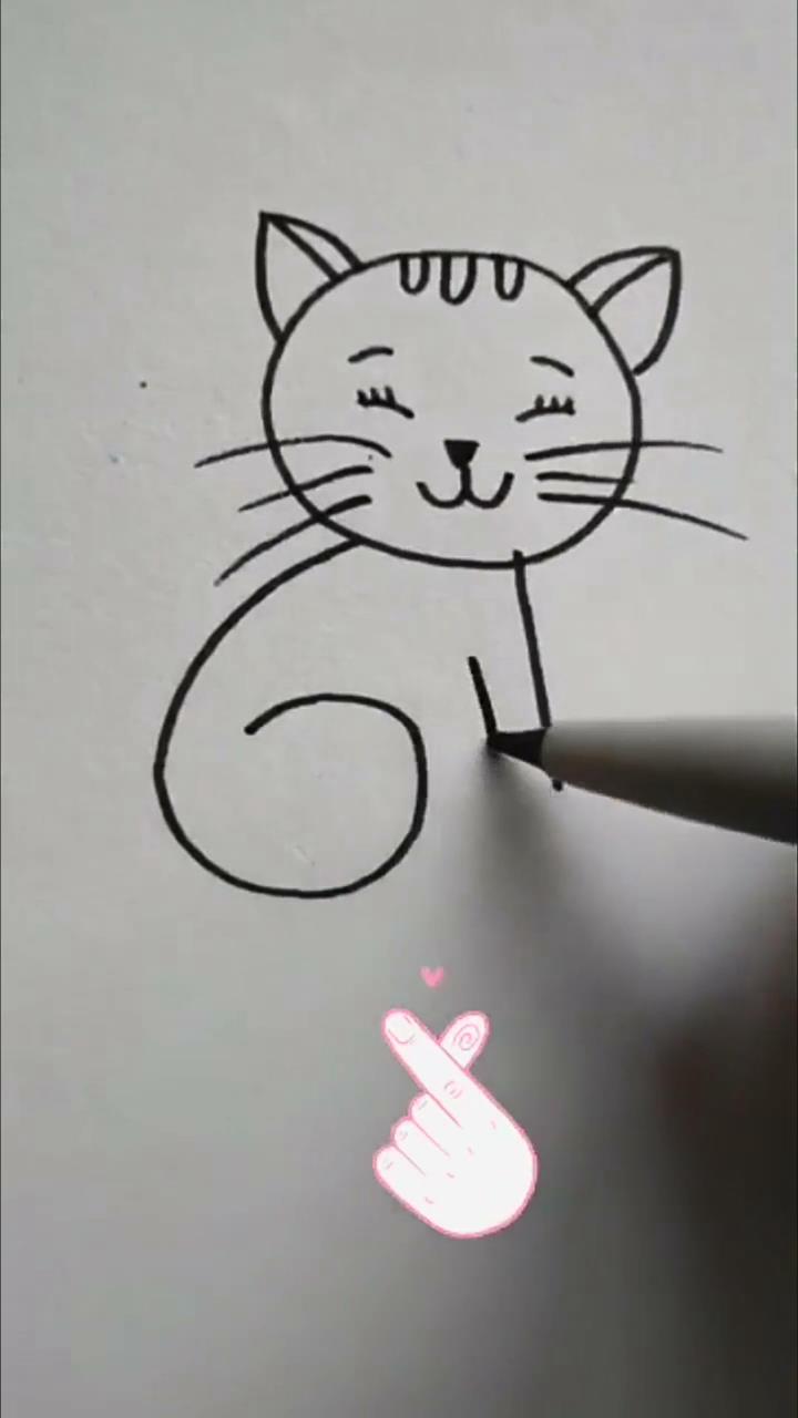 小猫咪简笔画怎么画