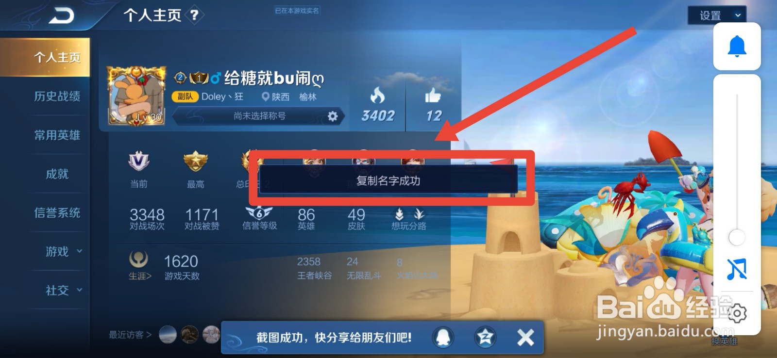 王者荣耀id在哪里看