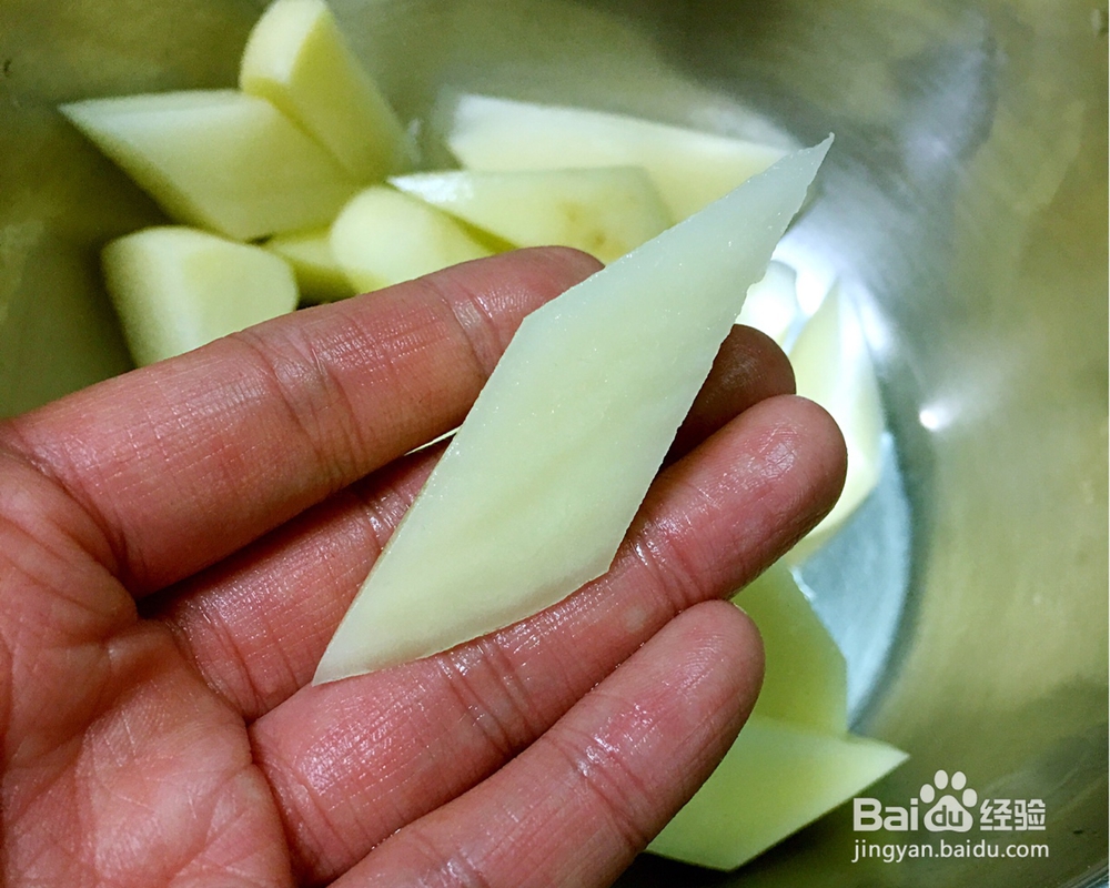 小鲍鱼炖土豆自己做