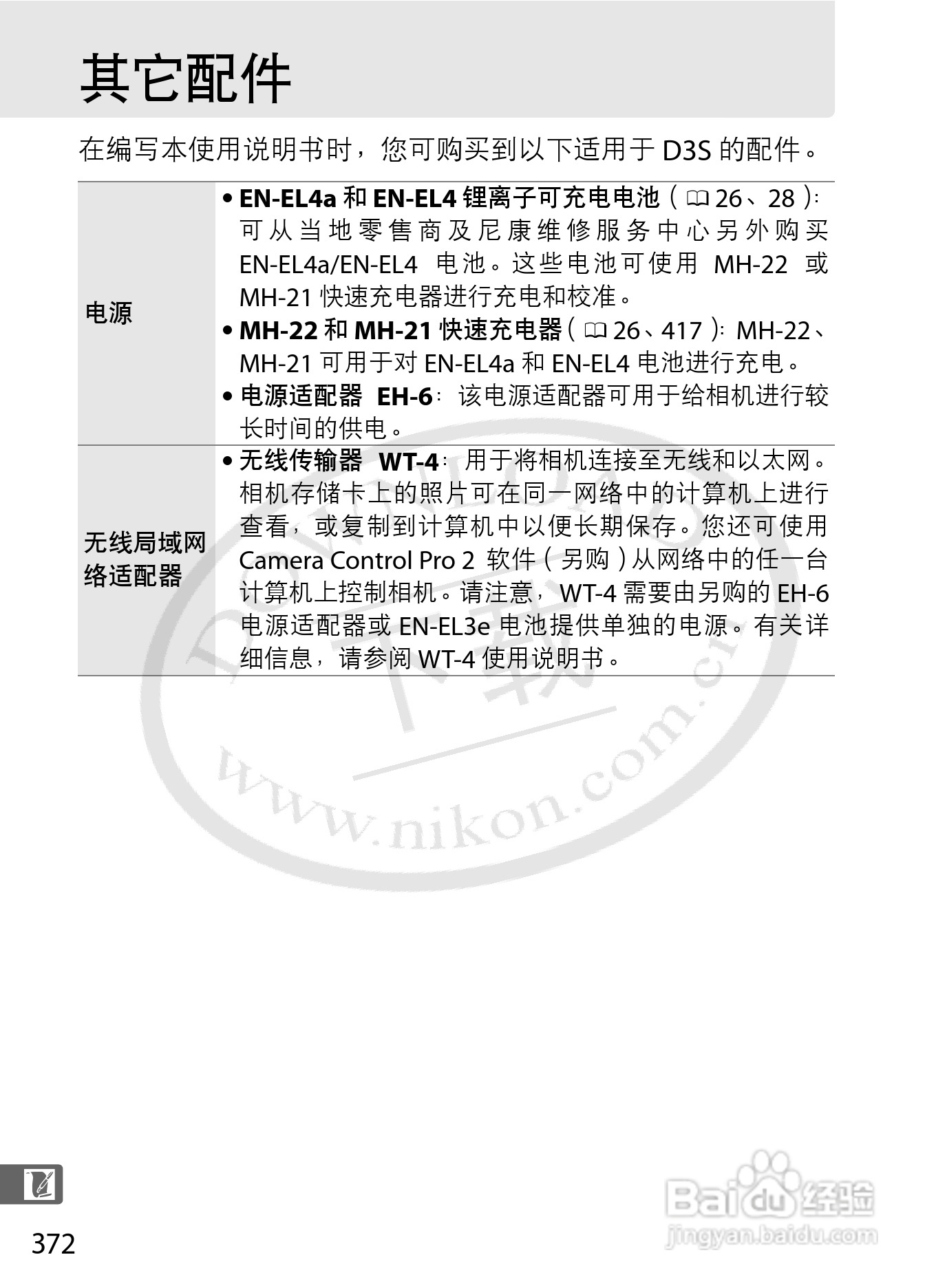 尼康D3S数码相机使用说明书:[41]