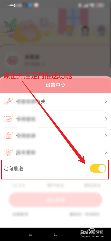 趣玩桌面壁纸app在哪开启定向推送功能
