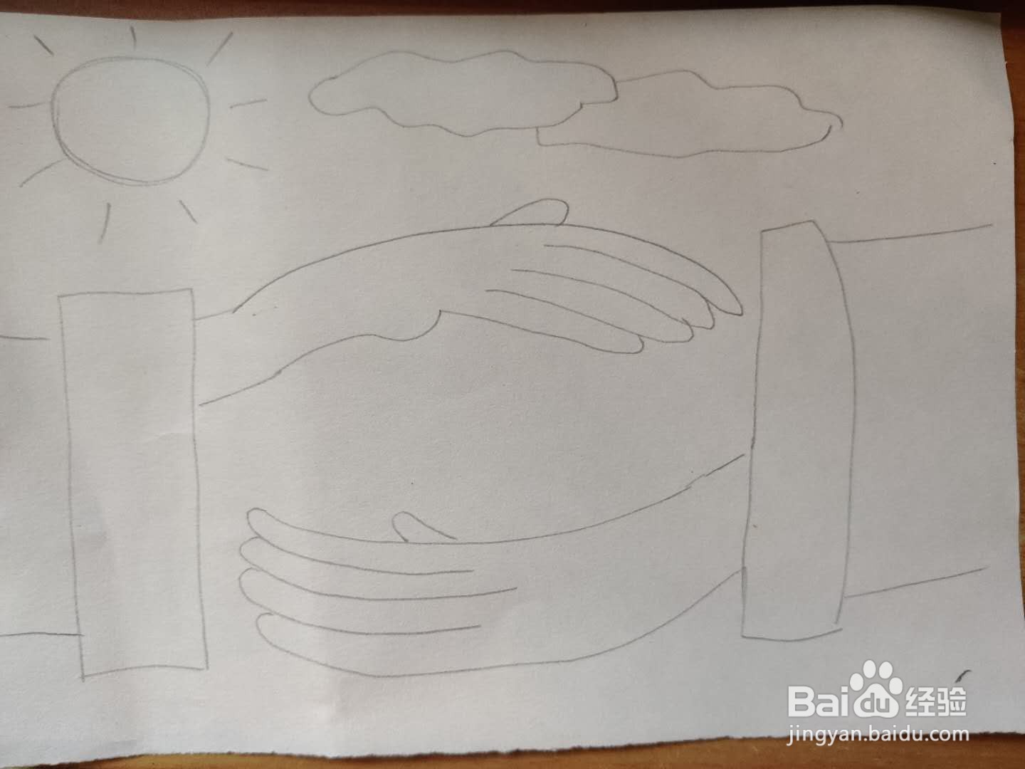 心灵手巧手抄报