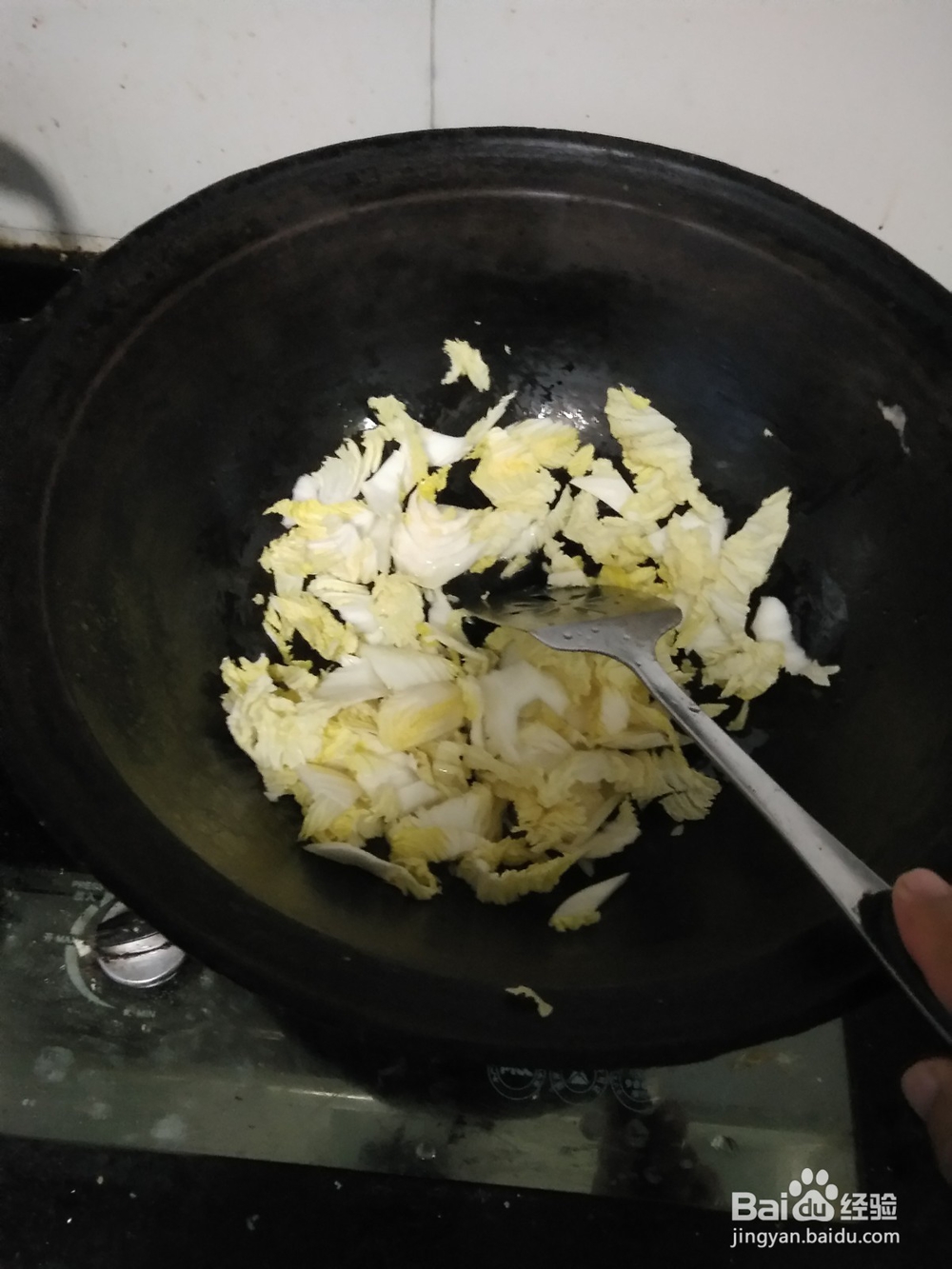 葫芦卜炒白菜芯