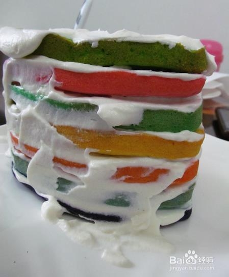 属于你心中的那道彩虹--彩虹蛋糕