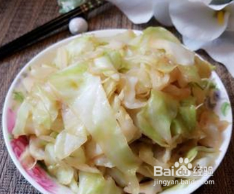 蚝油包心菜的做法