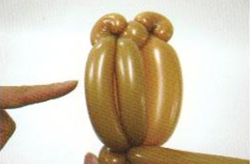 魔法气球造型系列之气球卡通狐狸(下)