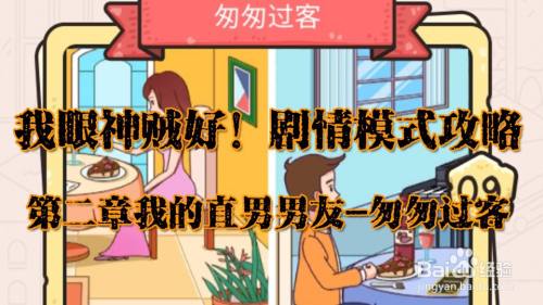 我眼神贼好!匆匆过客(剧情模式)