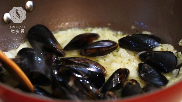 法式白葡萄酒贻贝