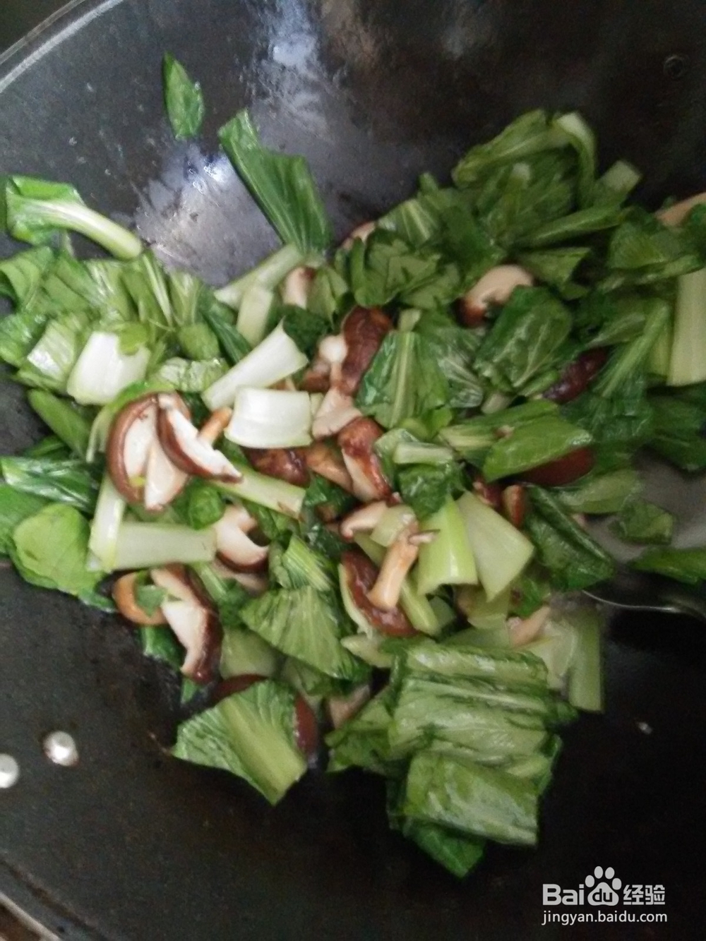鲜香菇和油菜怎么炒才清香