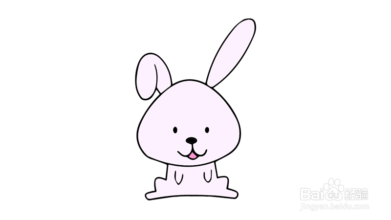 可爱小兔子简笔画
