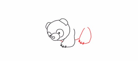 熊猫怎么画简笔画