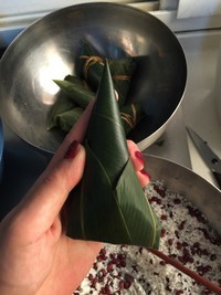 红豆蜜枣小脚粽