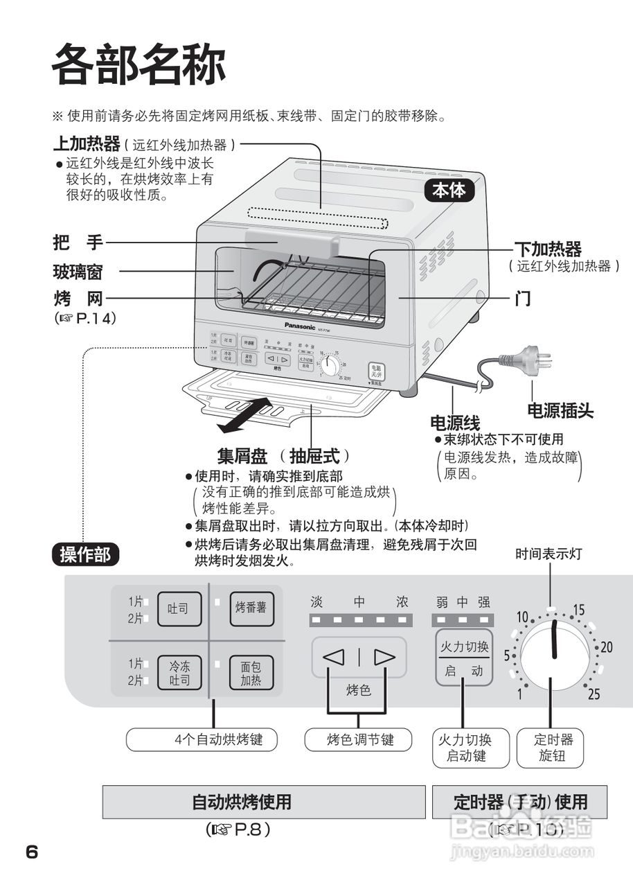 cda烤箱功能键图解图片
