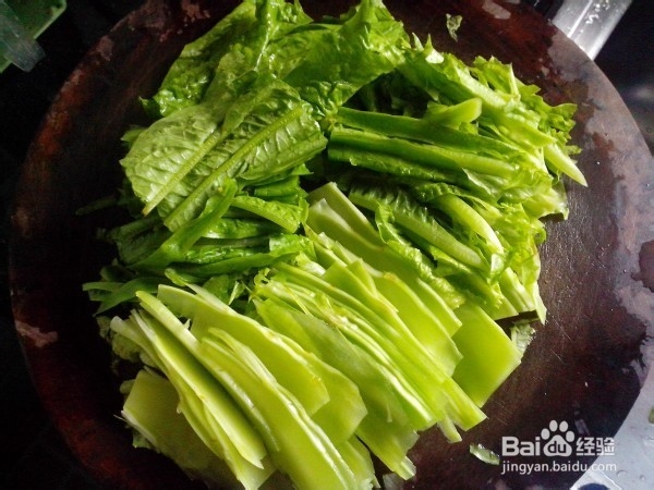 炝炒凤尾的做法