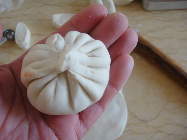 榨菜笋丁鲜肉饼