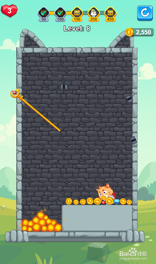 The Adventures of Cat的Level 8怎样过关