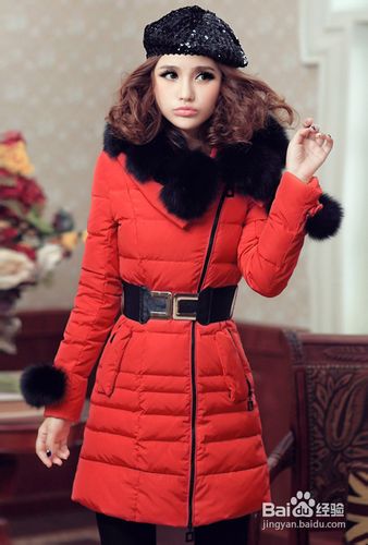 冬季毛毛保暖羽绒外套穿出暖暖的甜美