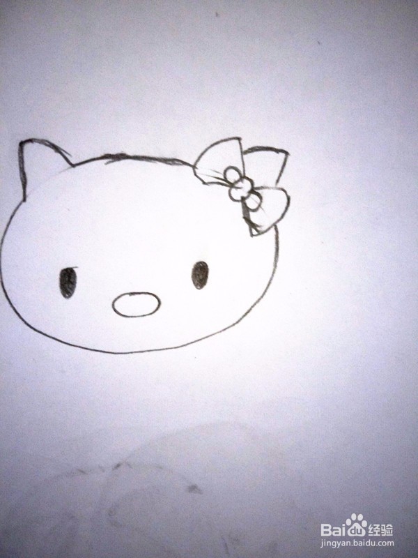 简笔画—Kitty猫的画法