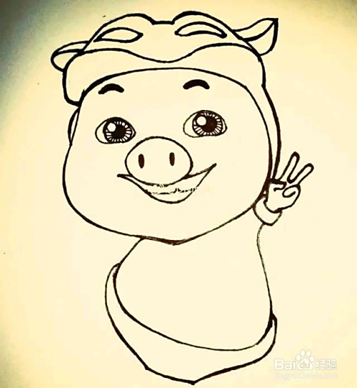 简笔画猪猪侠如何画