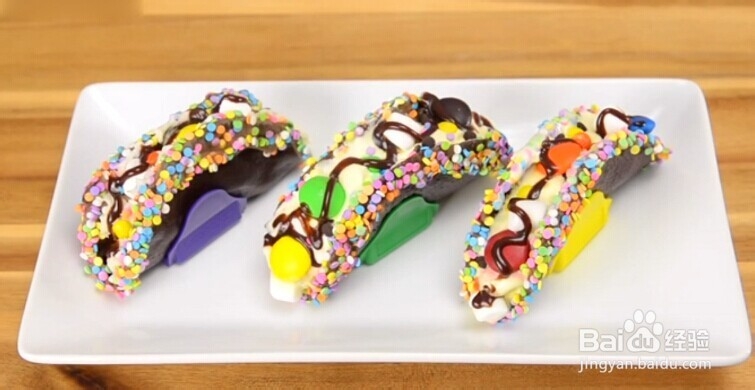 墨西哥巧克力冰淇淋卷