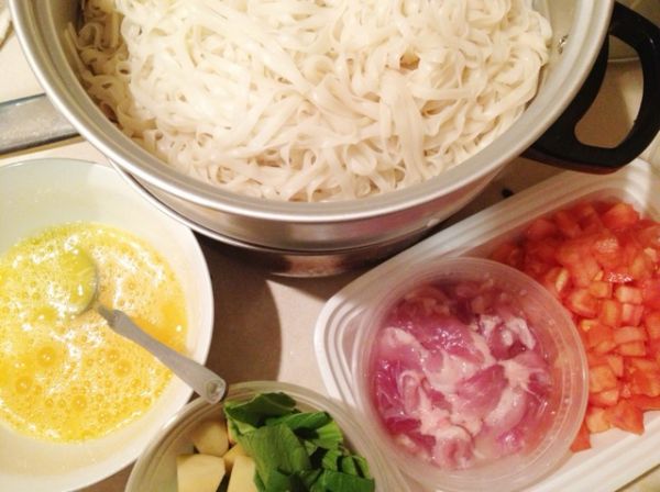 番茄鸡蛋挂面汤