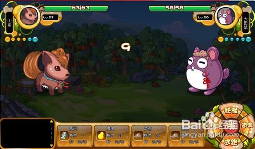 卡布西游中怎么抓取大田鼠？