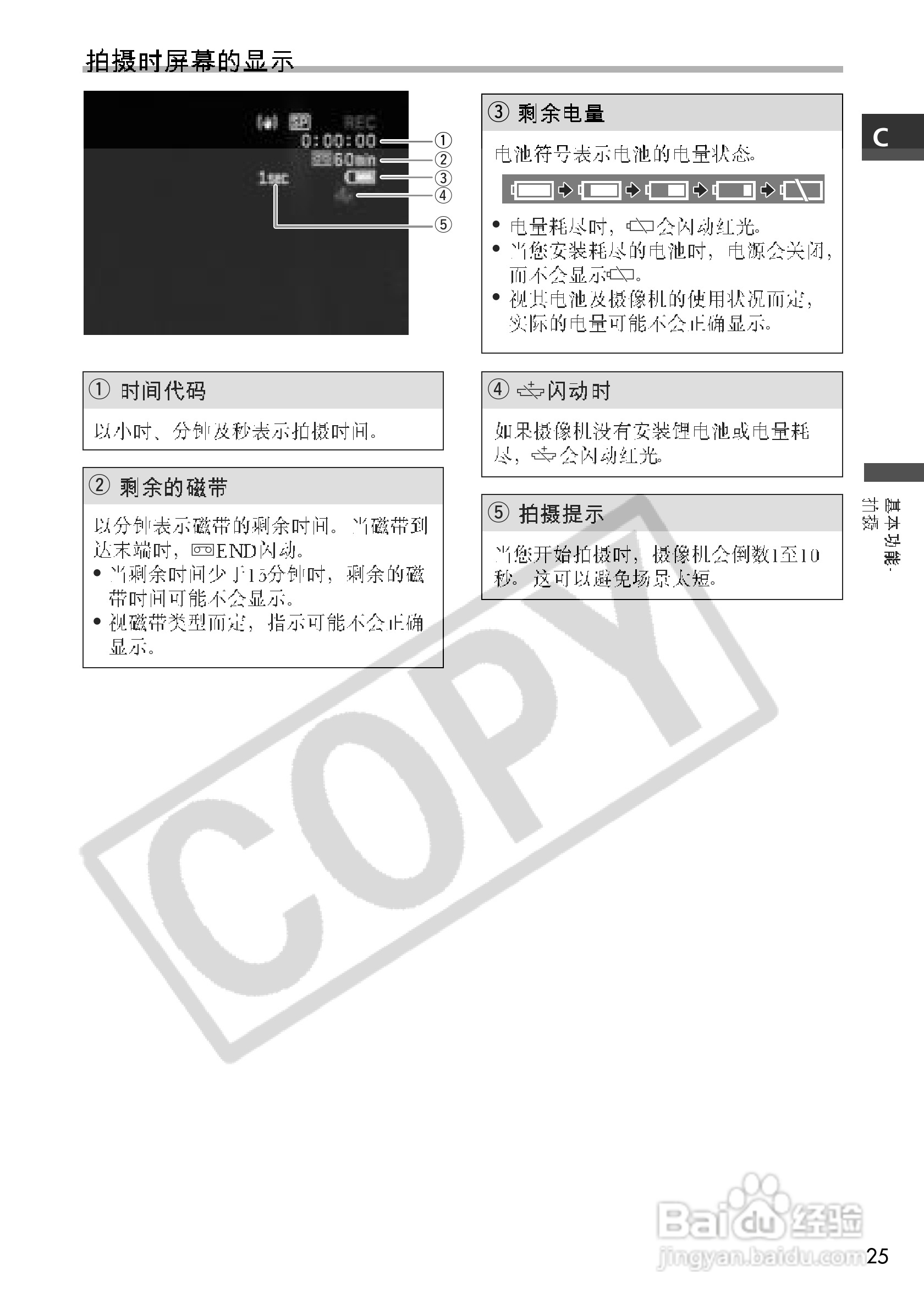 佳能MV750i数码摄像机使用说明书:[3]