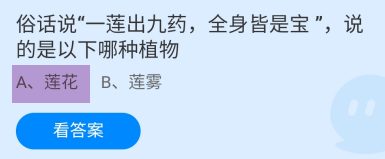 蚂蚁庄园2024年9月24日今日最新答案是什么呢