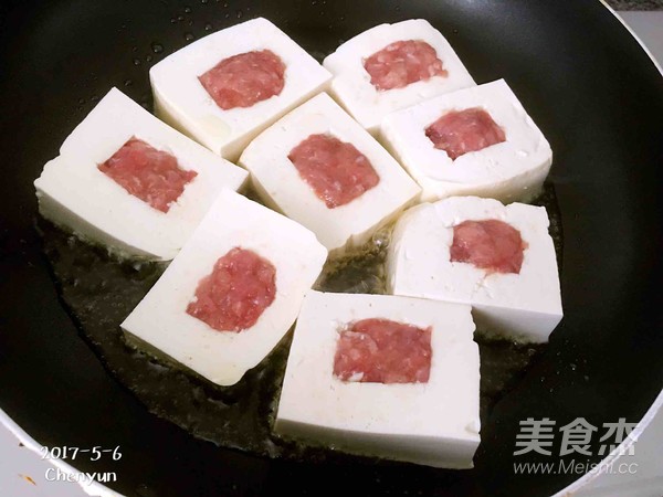 茄汁酿豆腐的做法