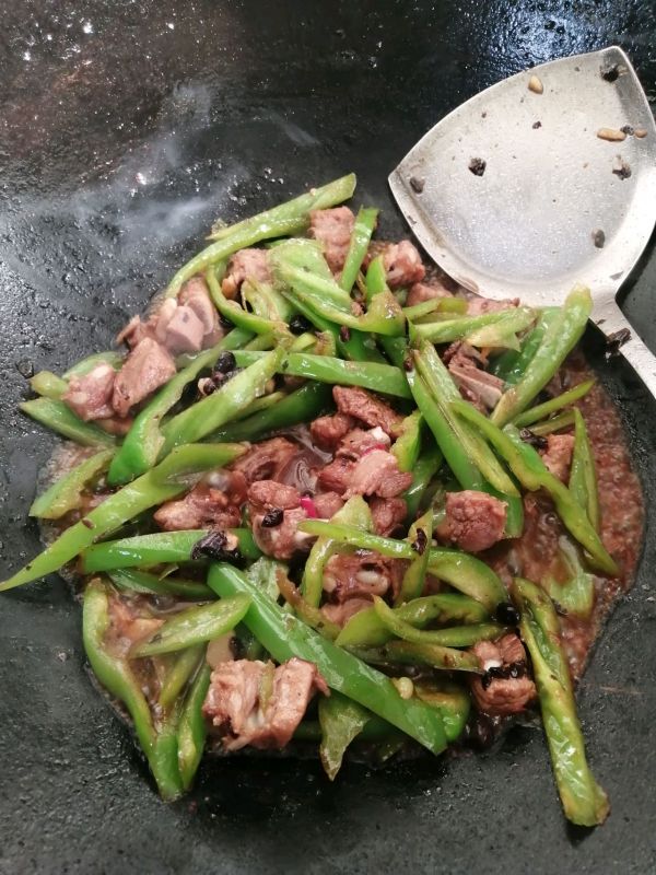 豉汁排骨炒青椒