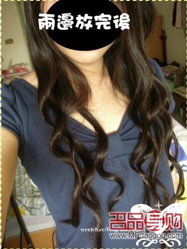 怎样用海绵球卷出自然大波浪