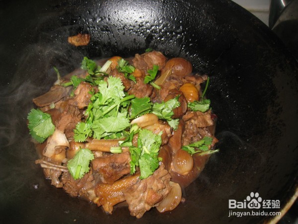 秋栗红烧鸭肉的做法