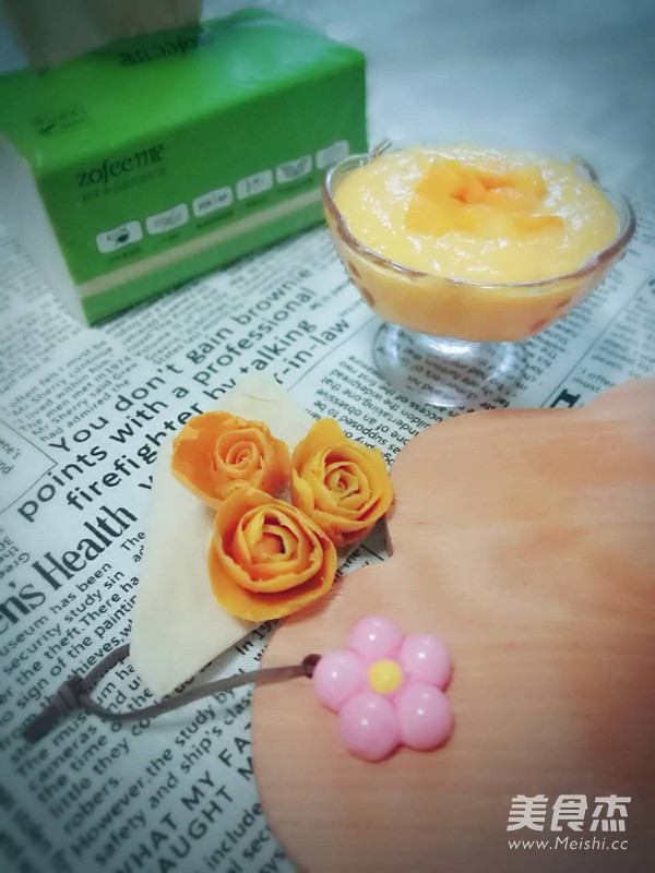 芒果奶昔的做法