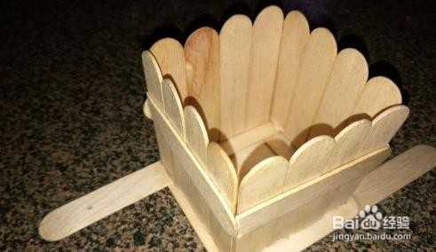 手工制作--雪糕棍吊饰花圃