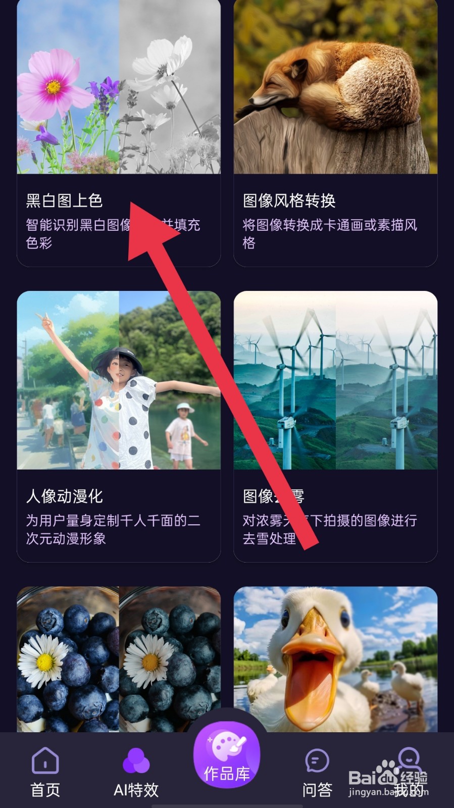 AI绘画创业帮app怎样自动对黑白图片上色