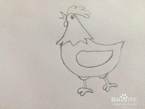 画画——画公鸡