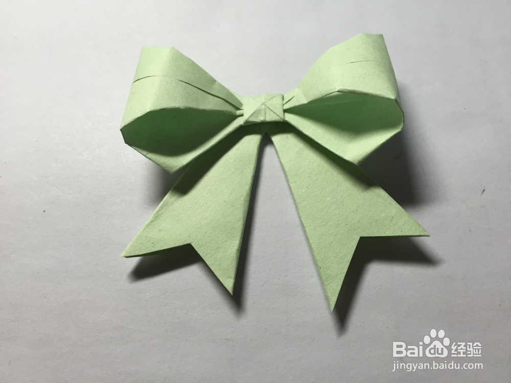 折纸：蝴蝶结~