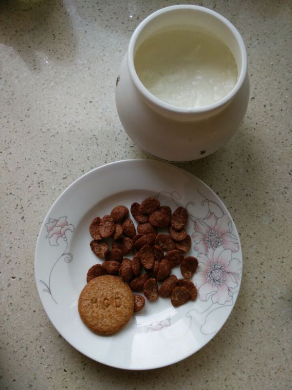 麦片原味酸奶杯