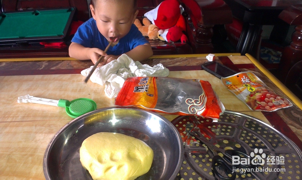 玉米面刺猬馒头的做法