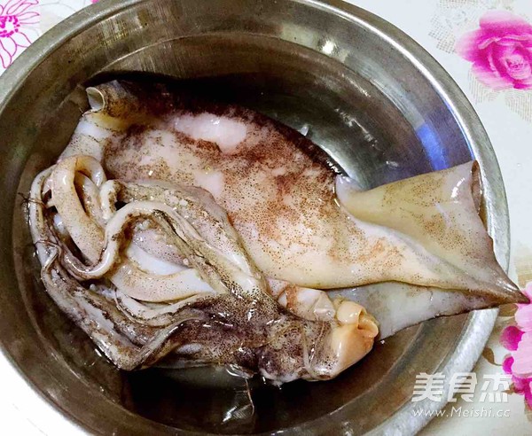 鱿鲜土豆泥的做法