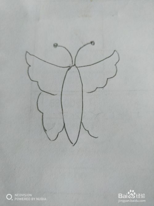 简单的小蝴蝶怎么画