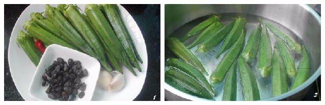 <b>营养简单的蒜蓉豆豉蒸秋葵</b>