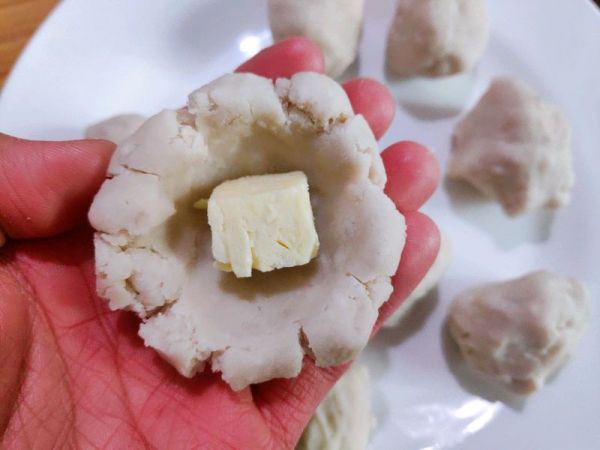 芝士芋泥仙豆糕